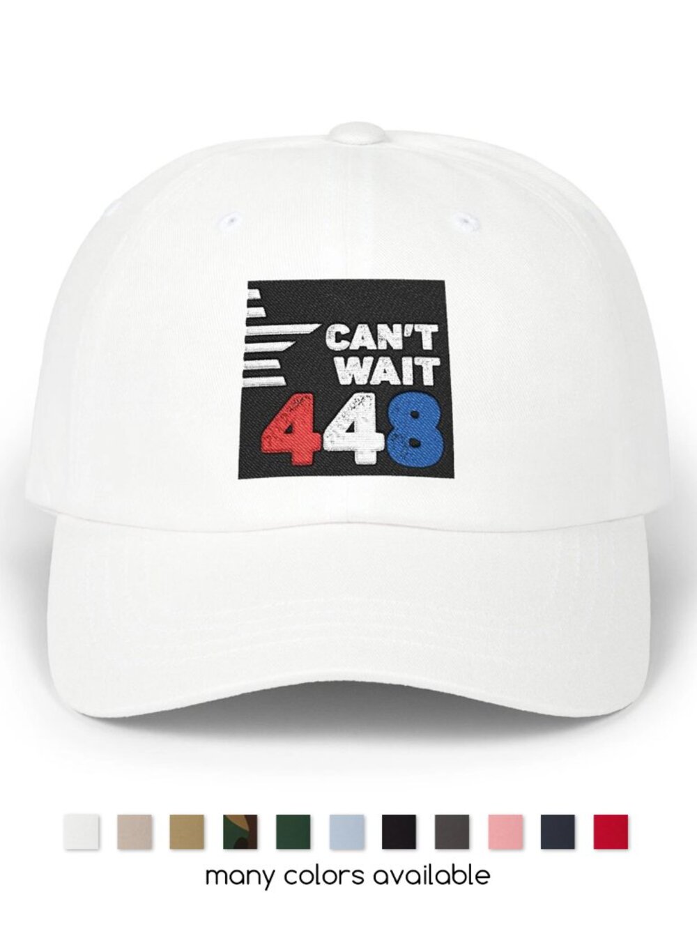 NWT "Can't Wait 4 48" Baseball Cap | 2028 Presidential Election Adjustable Hat